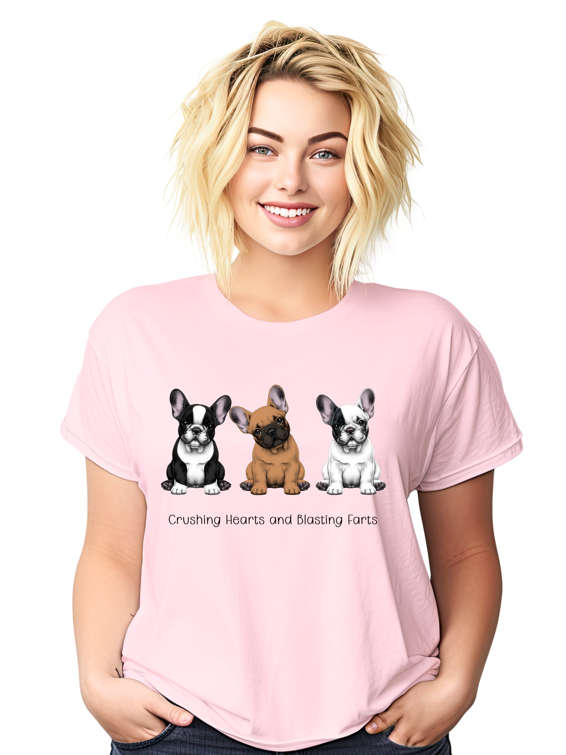 Stealing Hearts & Busting Farts Bulldog T-Shirt