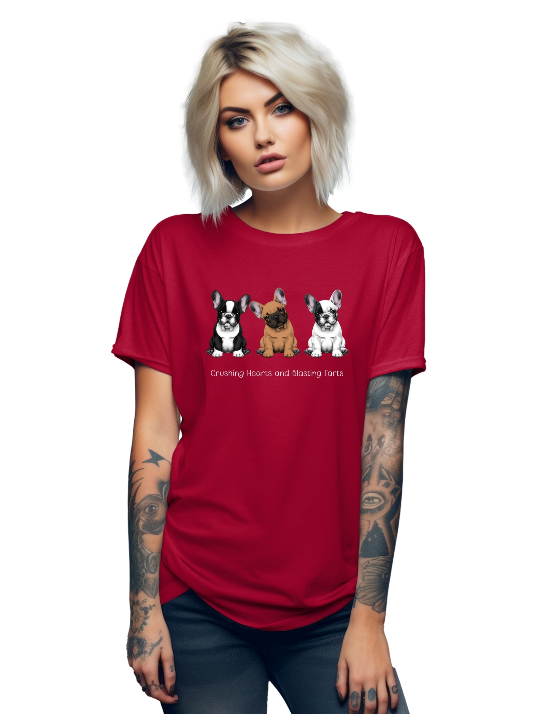 Stealing Hearts & Busting Farts Bulldog T-Shirt