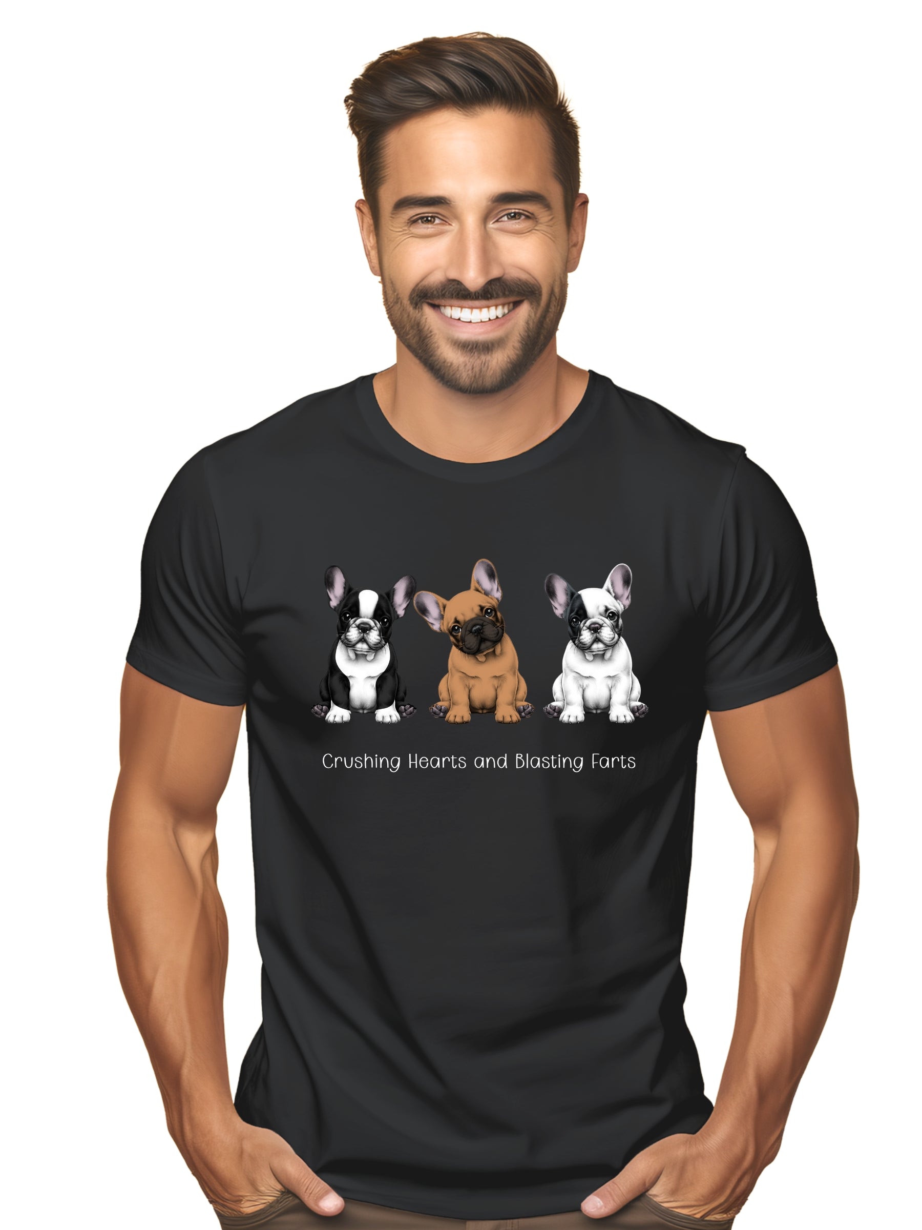 Stealing Hearts & Busting Farts Bulldog T-Shirt