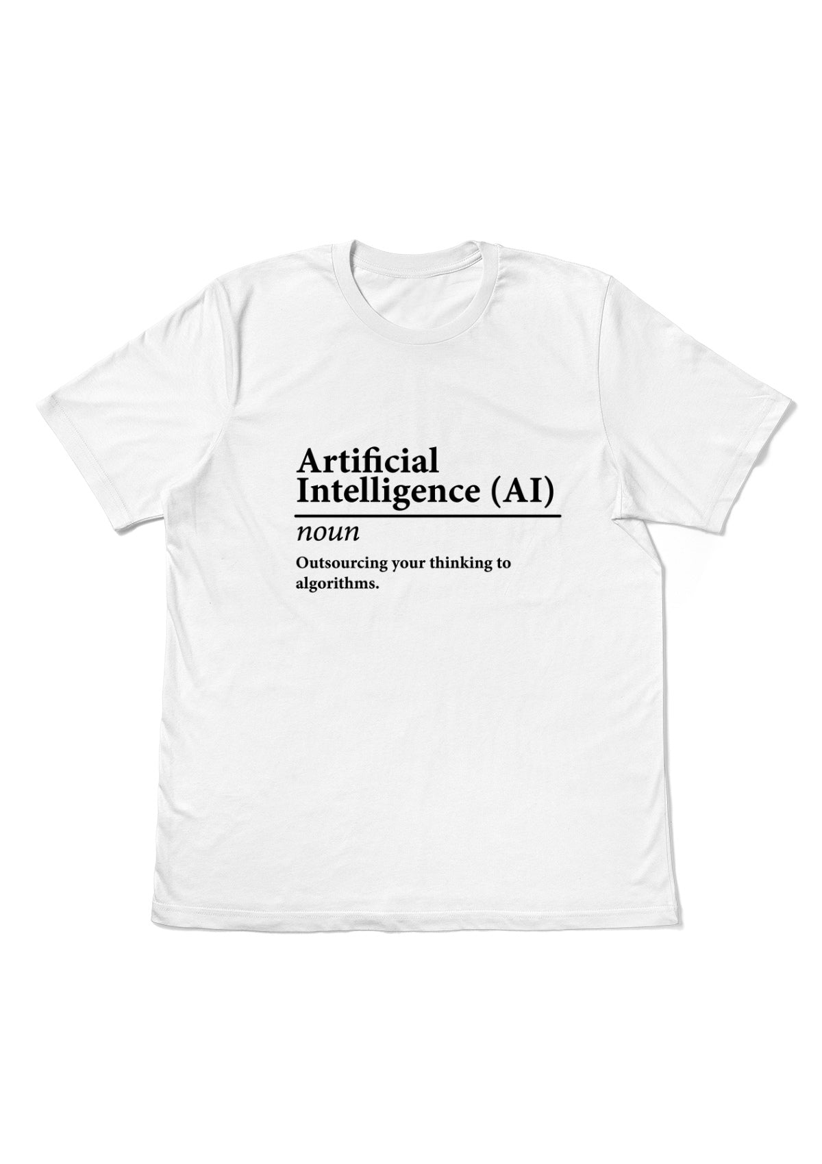 Women’s AI Definition Graphic Tee – Outsmarting Algorithms