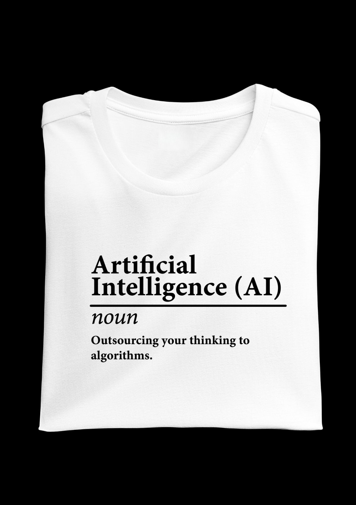 Women’s AI Definition Graphic Tee – Outsmarting Algorithms
