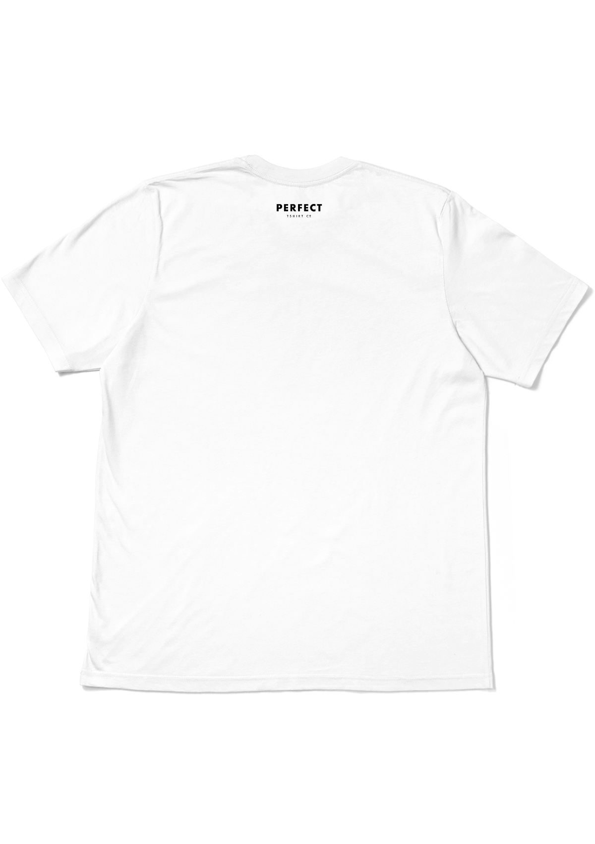 black t-shirt white