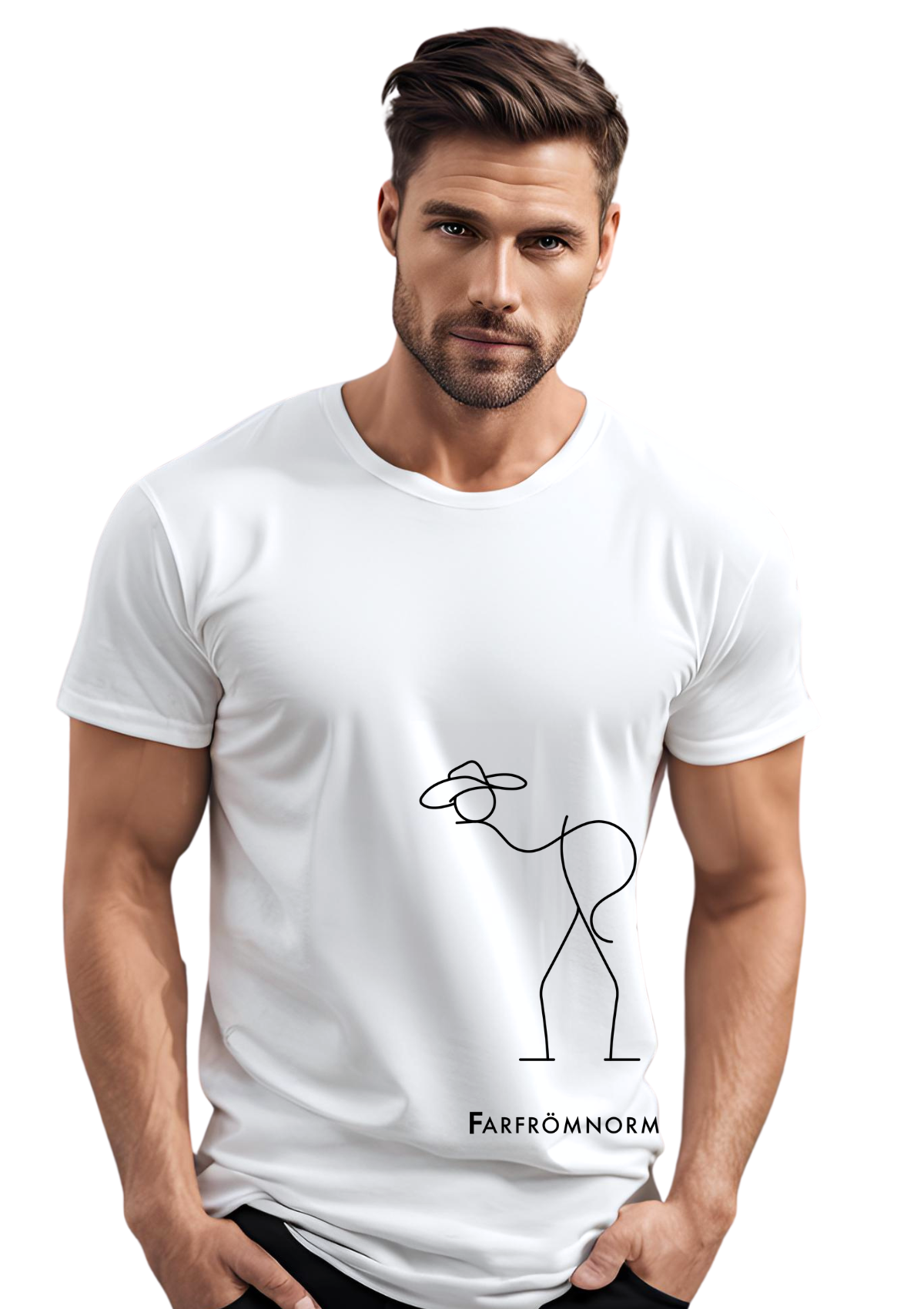 Far From Normal Cowboy Tee – Minimalist Western Vibes