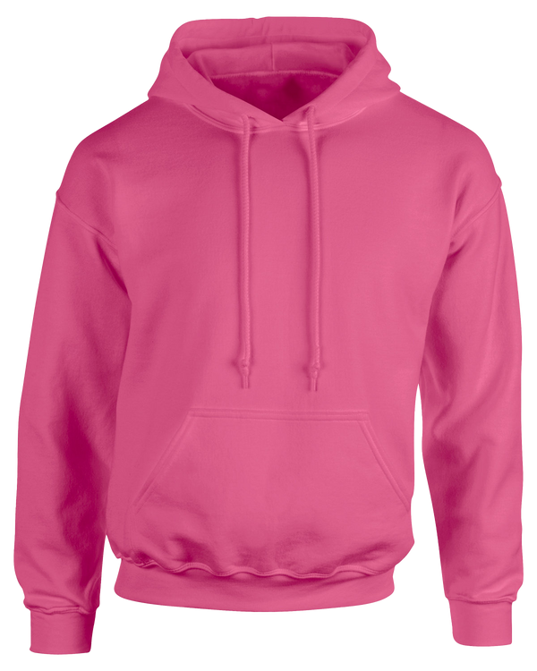 front image of barbie pink oversize unisex hoodie from Perfect TShirt Co