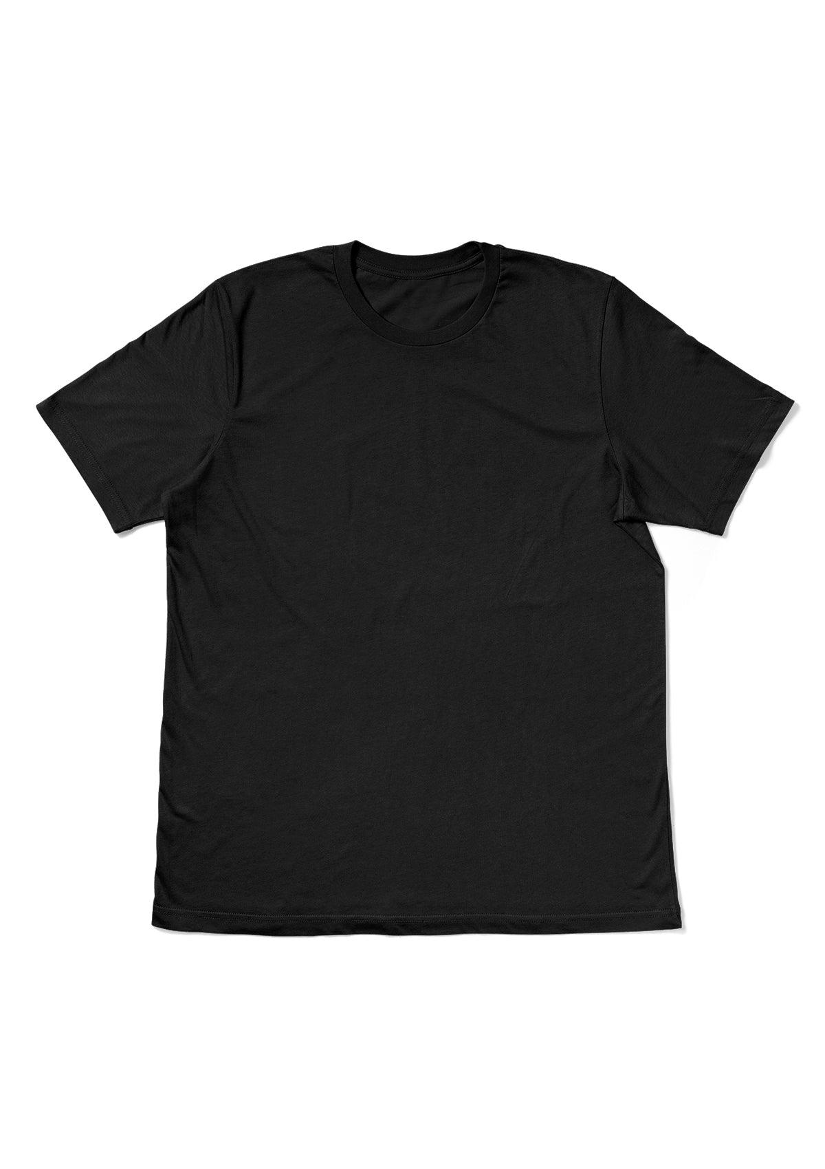 Big & Tall Mens T-Shirts Short Sleeve Crew Neck Black 3 Pack - Perfect TShirt Co