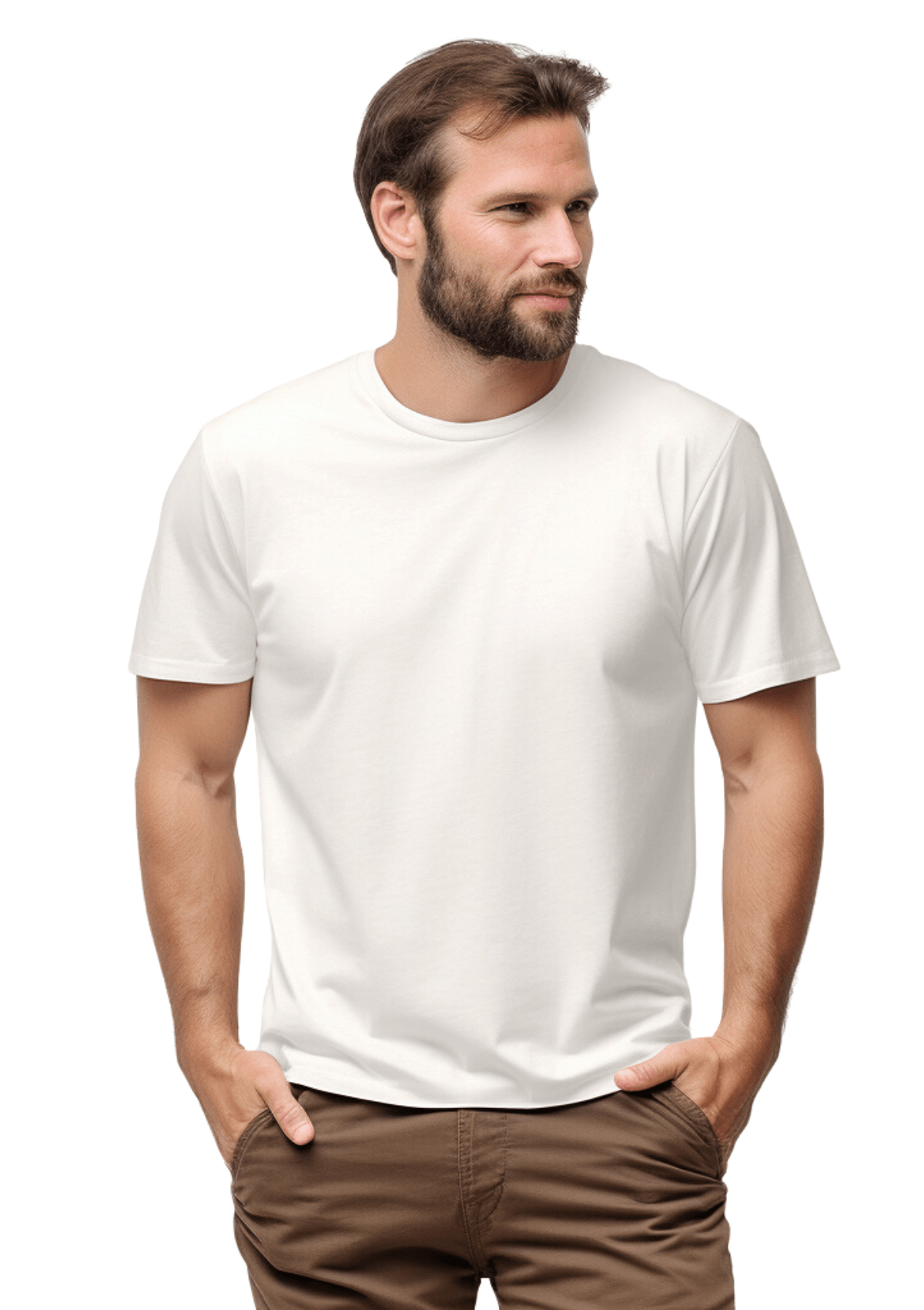 Eco-Friendly Fashion: White Recycled Organic Tee - Perfect TShirt Co