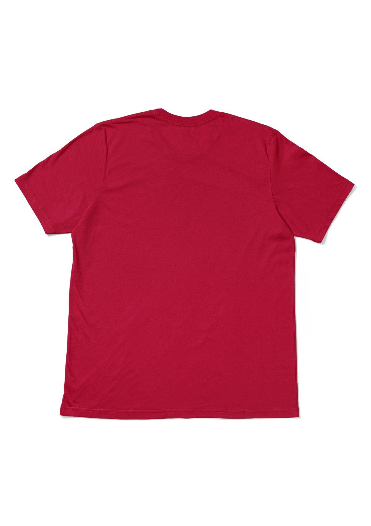 Men's Big & Tall Crew Neck T-Shirt - Red - Perfect TShirt Co