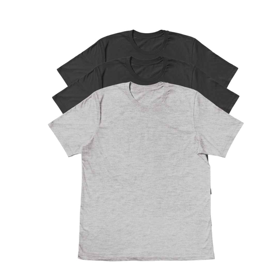 Special Buy: Men's Gray T-Shirt 3-Pack Bundle – Limited Quantities