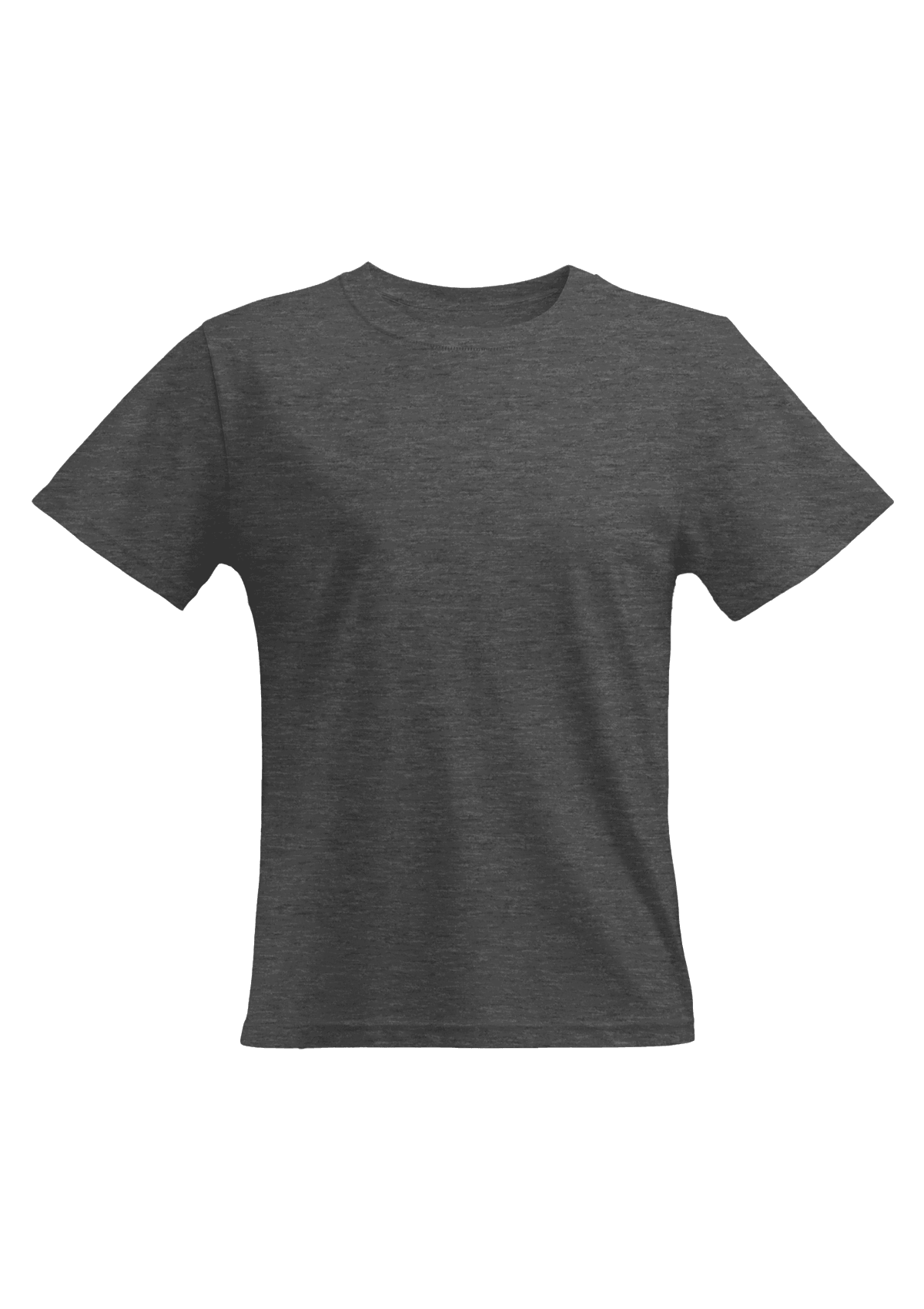 Perfect TShirt Co Women's Short Sleeve Crew Neck Gray Triblend Relax Fit T-Shirt - Perfect TShirt Co