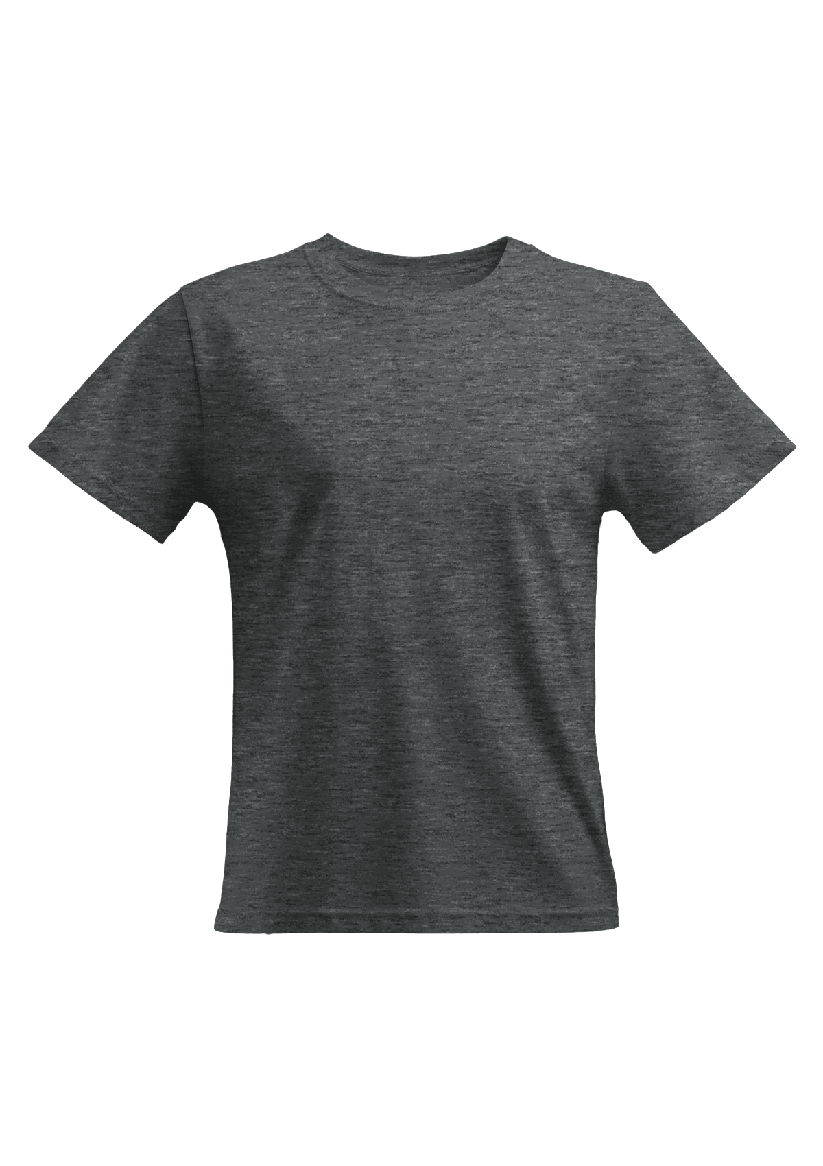 Women's Deep Gray Heather T-Shirt - Relaxed Fit | Premium Airlume Cott