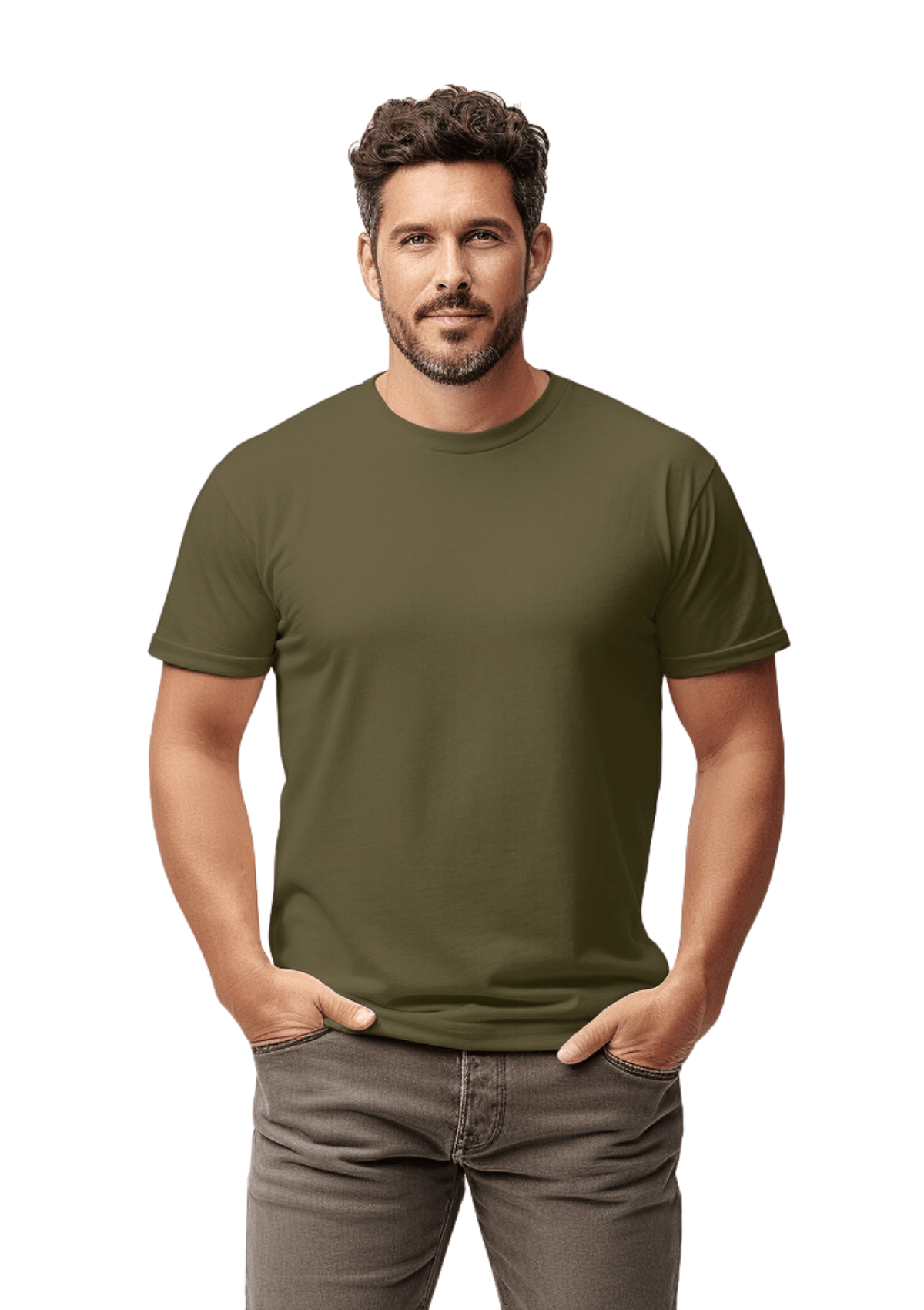 Recycled Organic Military Green T-Shirt - Eco-Friendly, Soft, and Stylish - Perfect TShirt Co