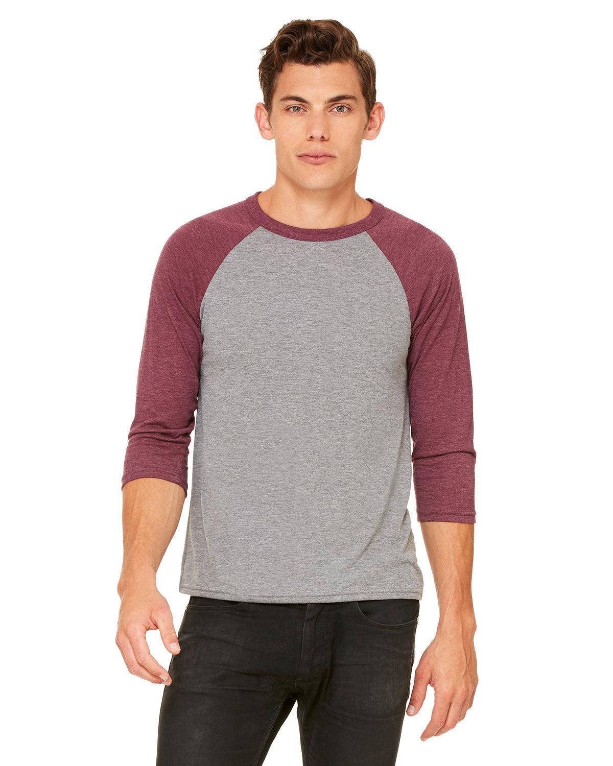 Mens T-Shirt Baseball Raglan Sleeve - Perfect TShirt Co