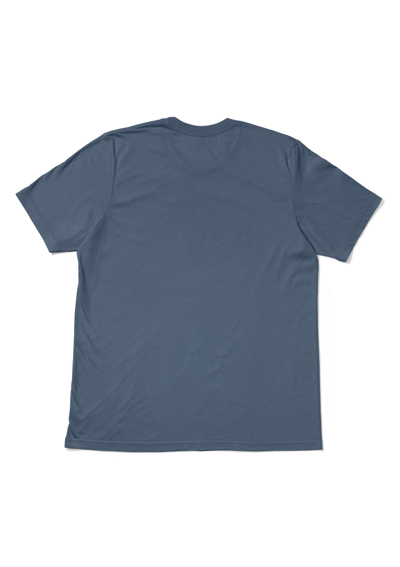Womens Boyfriend T-Shirt - Steel Blue Sky