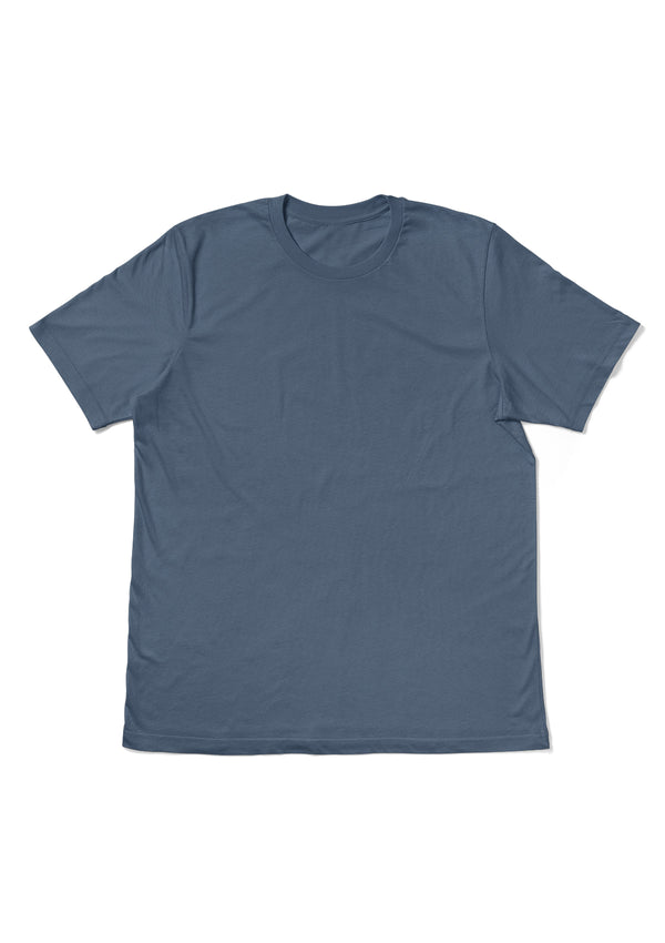 Womens Boyfriend T-Shirt - Steel Blue Sky