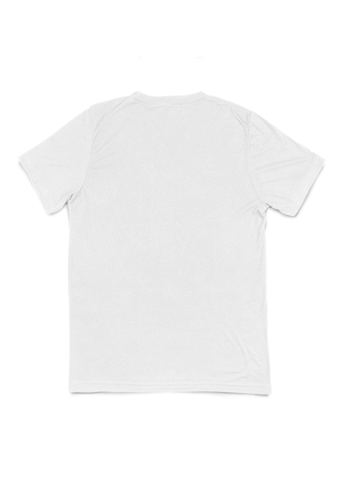 Classic Elegance with the Men's White V-Neck Cotton T-Shirt - Perfect TShirt Co