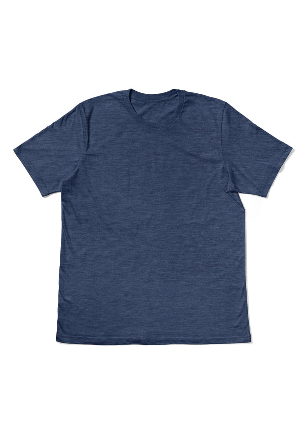 Men's Workout 6 Pack Tri-Blend T-Shirt Bundle - Short Sleeve Crew Neck