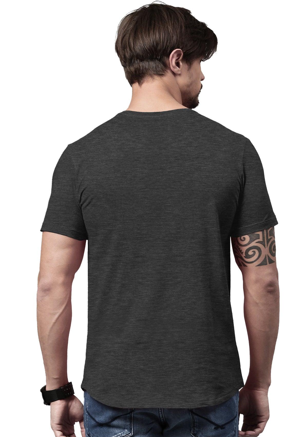 Men's Metal Gray Heather Short Sleeve Crew Neck T-Shirt - Perfect TShirt Co