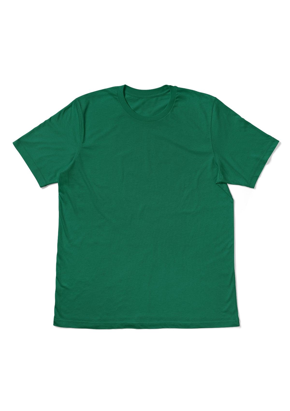Men's T-Shirt Short Sleeve Crew Neck Kelly Green - Perfect TShirt Co