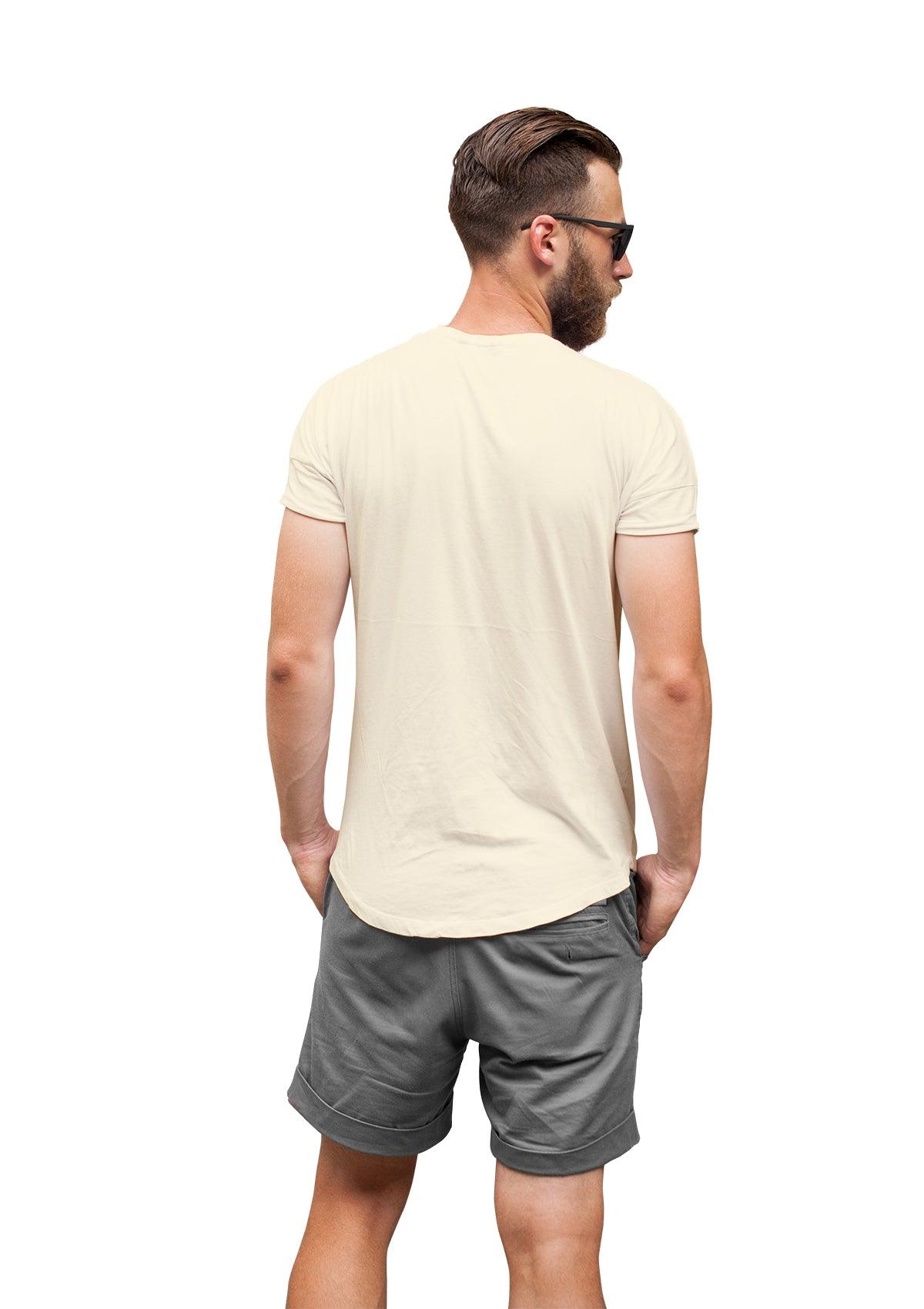 Mens T-Shirt Short Sleeve Crew Neck Natural Cotton - Perfect TShirt Co