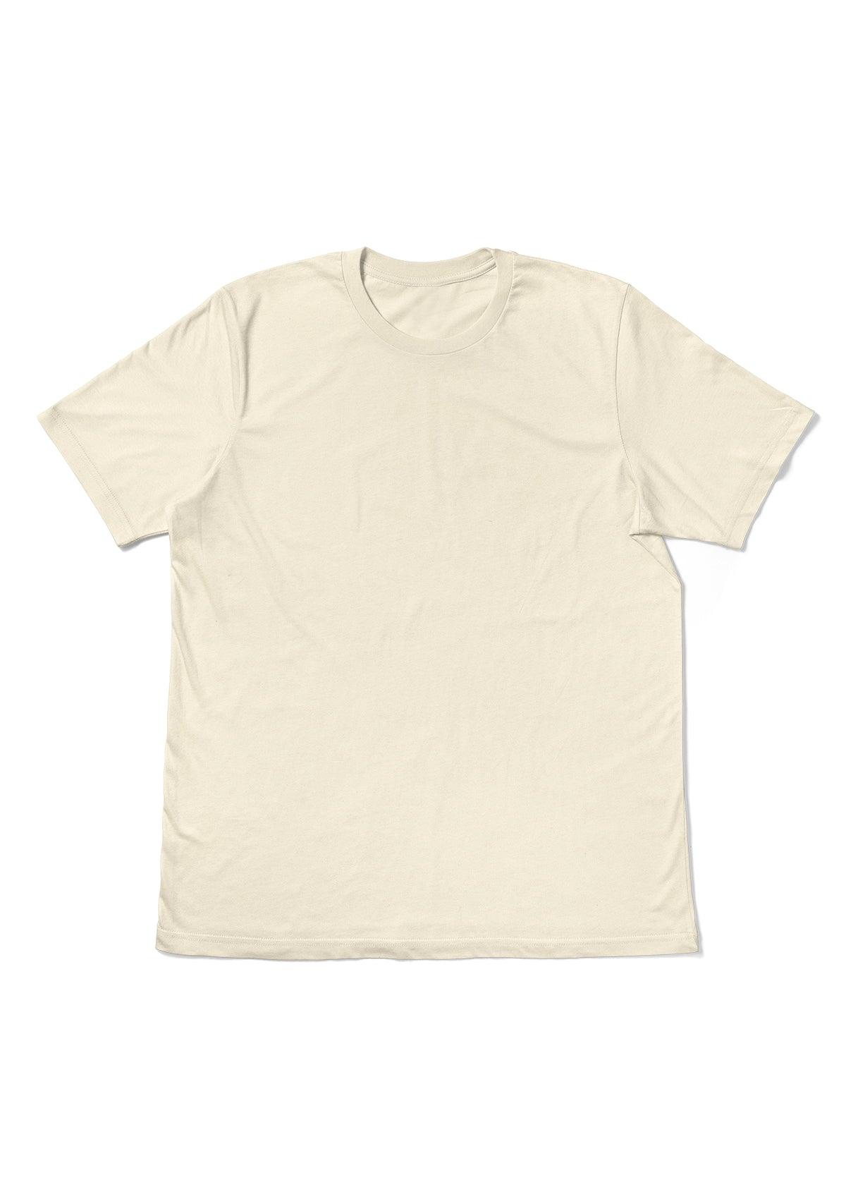 Mens T-Shirt Short Sleeve Crew Neck Natural Cotton - Perfect TShirt Co