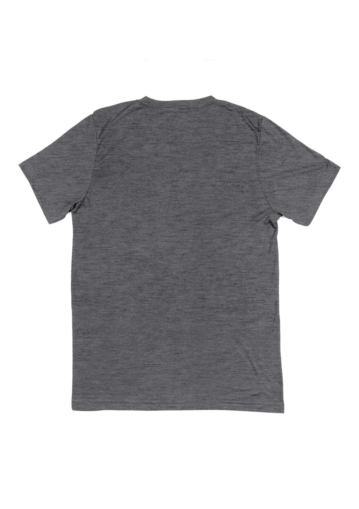 Mens T-Shirts Short Sleeve V-Neck Athletic Gray Heather - Perfect TShirt Co