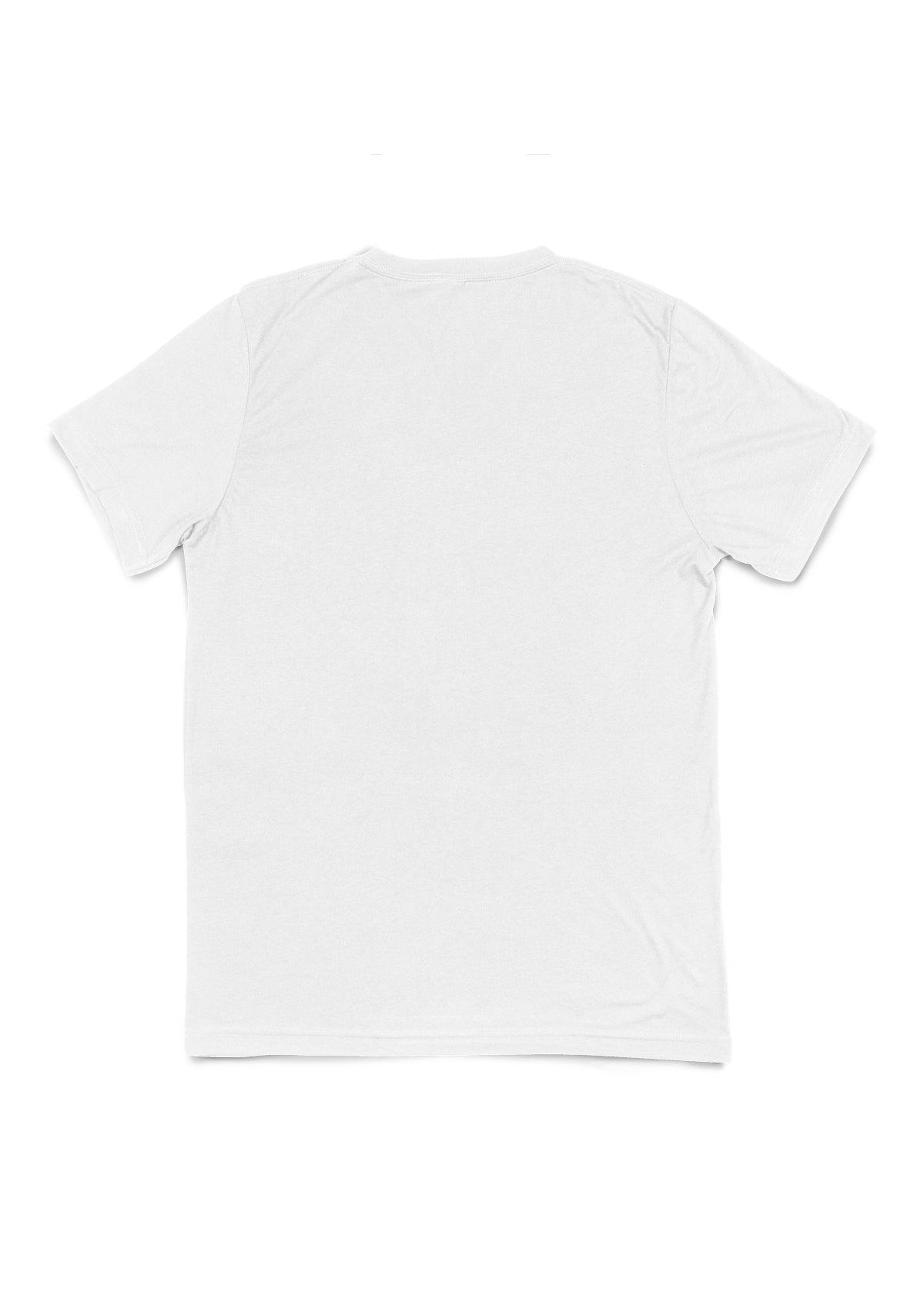 Mens T-Shirts Short Sleeve V-Neck Cloud White Triblend - Perfect TShirt Co