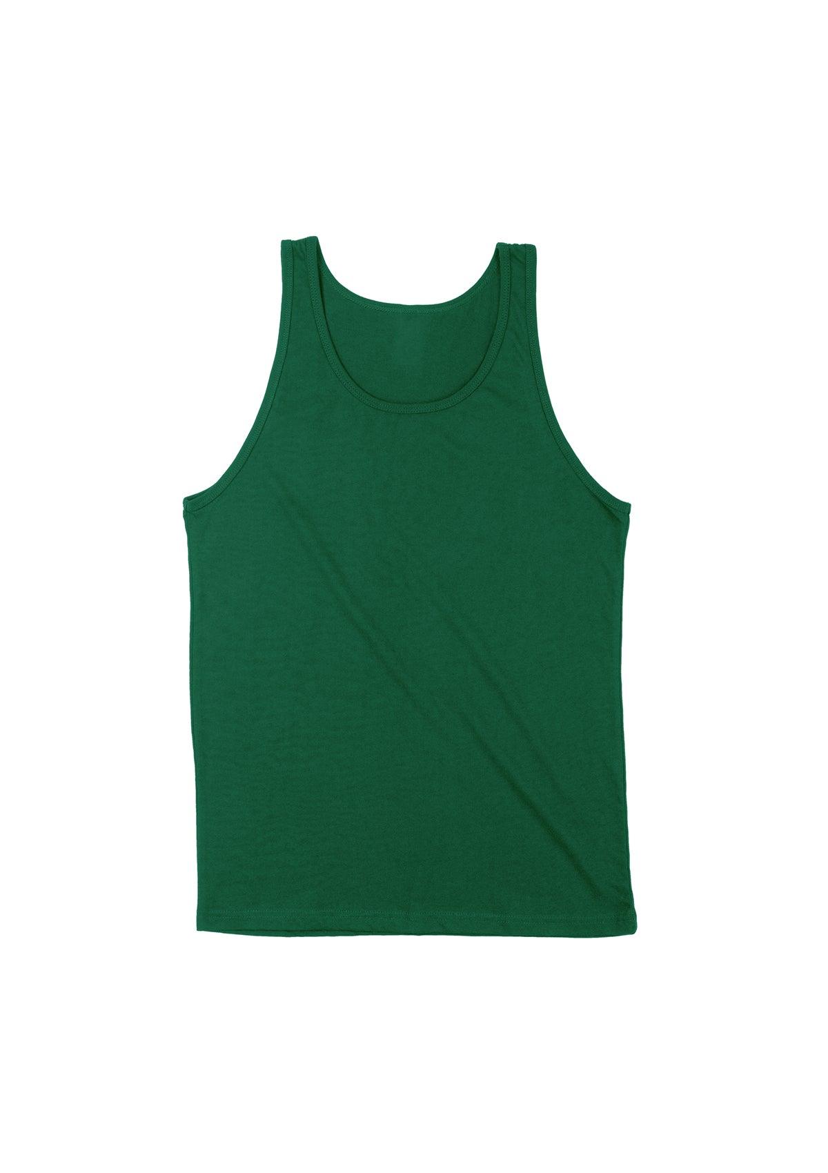 Mens Tank T-Shirt Kelly Green - Perfect TShirt Co