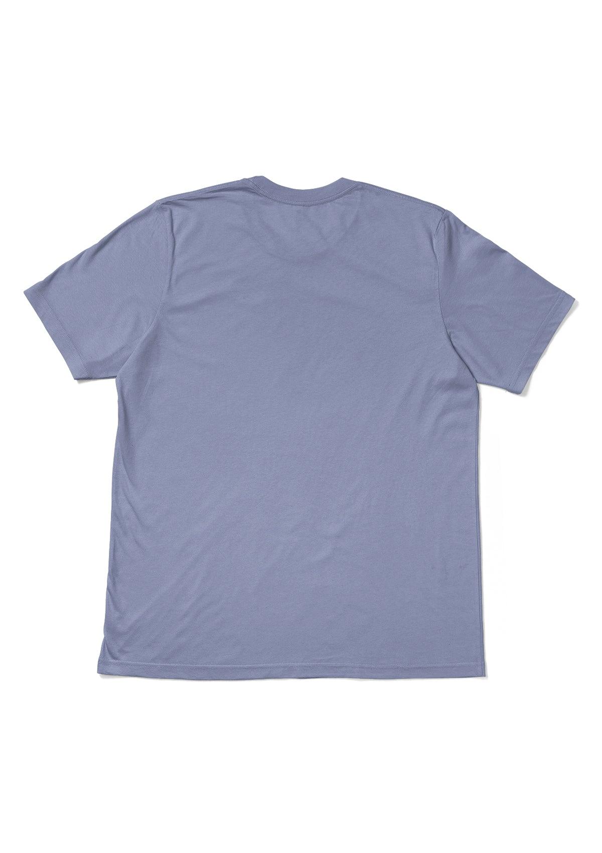 Flat Back Image of the Perfect TShirt Co Womens Original Boyfriend T-Shirt Lavender Blue