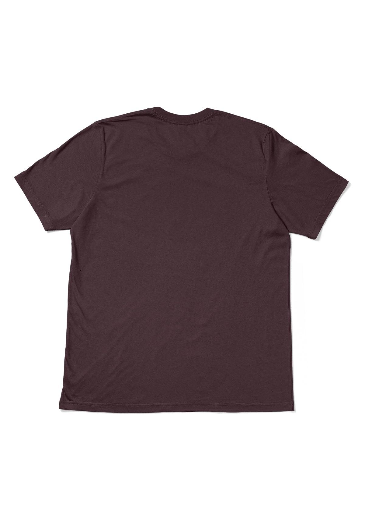 Perfect TShirt Co Womens Original Boyfriend T-Shirt - Mulled Maroon Red - Perfect TShirt Co