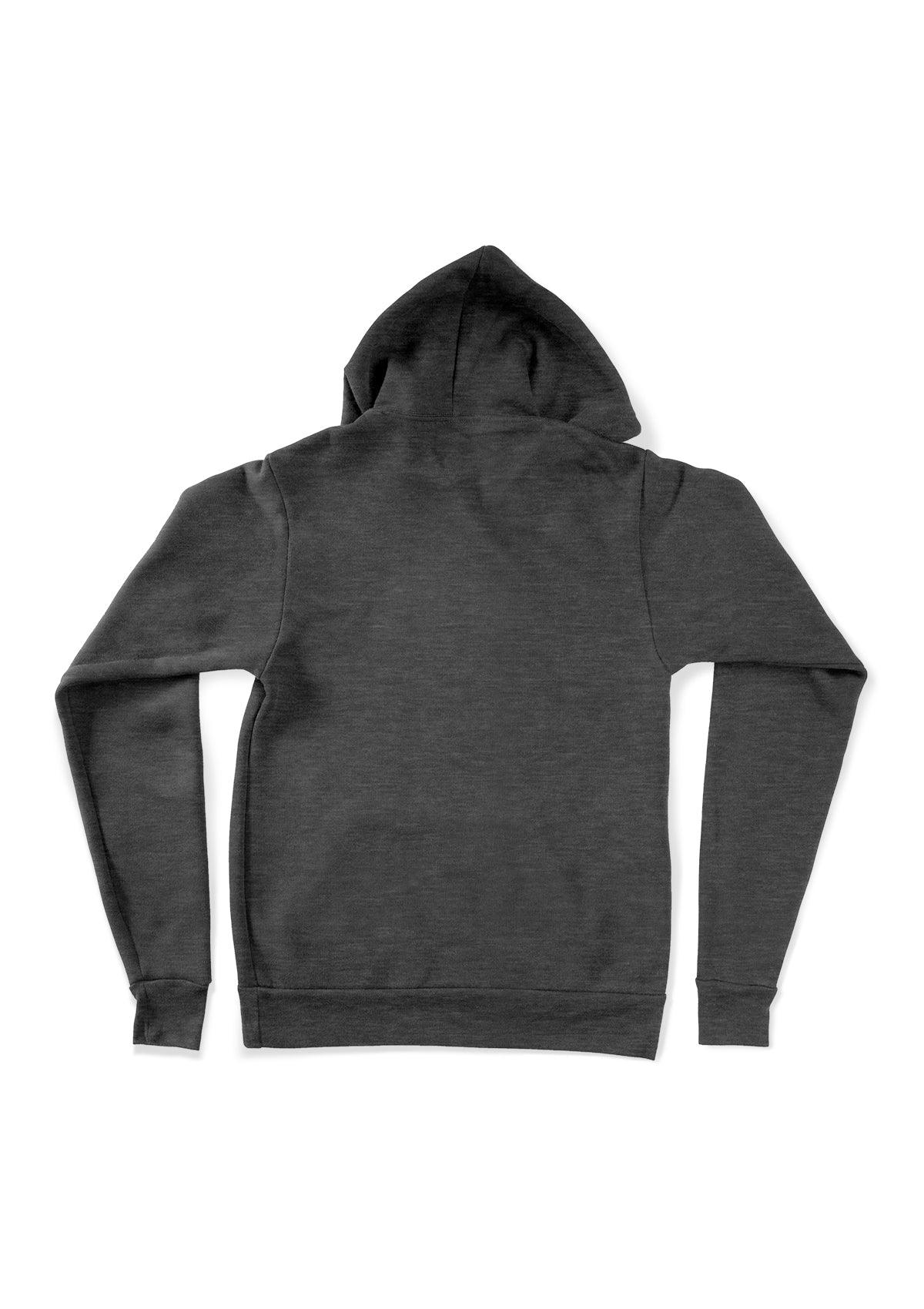 Pullover Kangaroo Fleece Hoodie Deep Grey Heather - Perfect TShirt Co