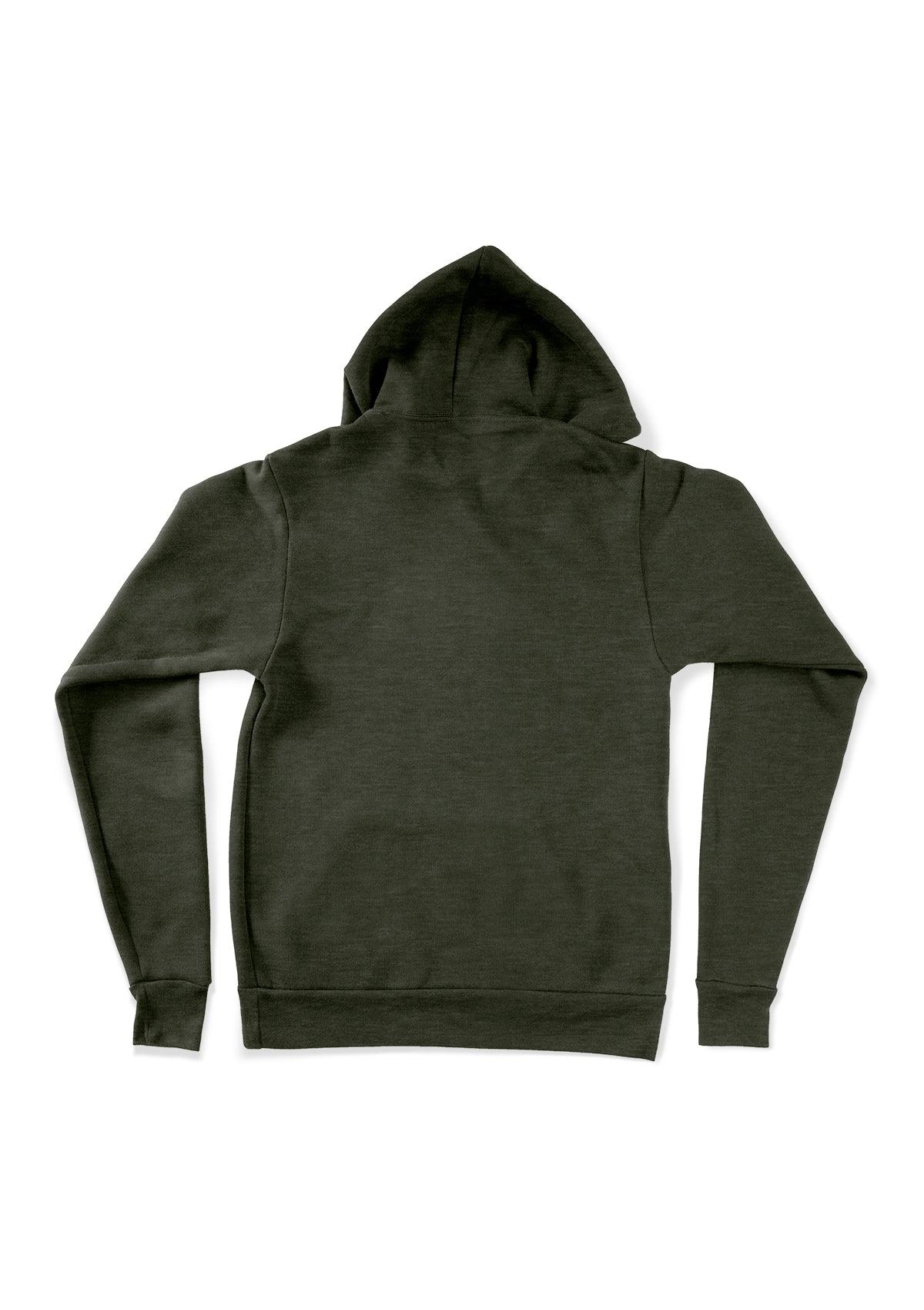Pullover Kangaroo Fleece Hoodie Forest Green Heather - Perfect TShirt Co