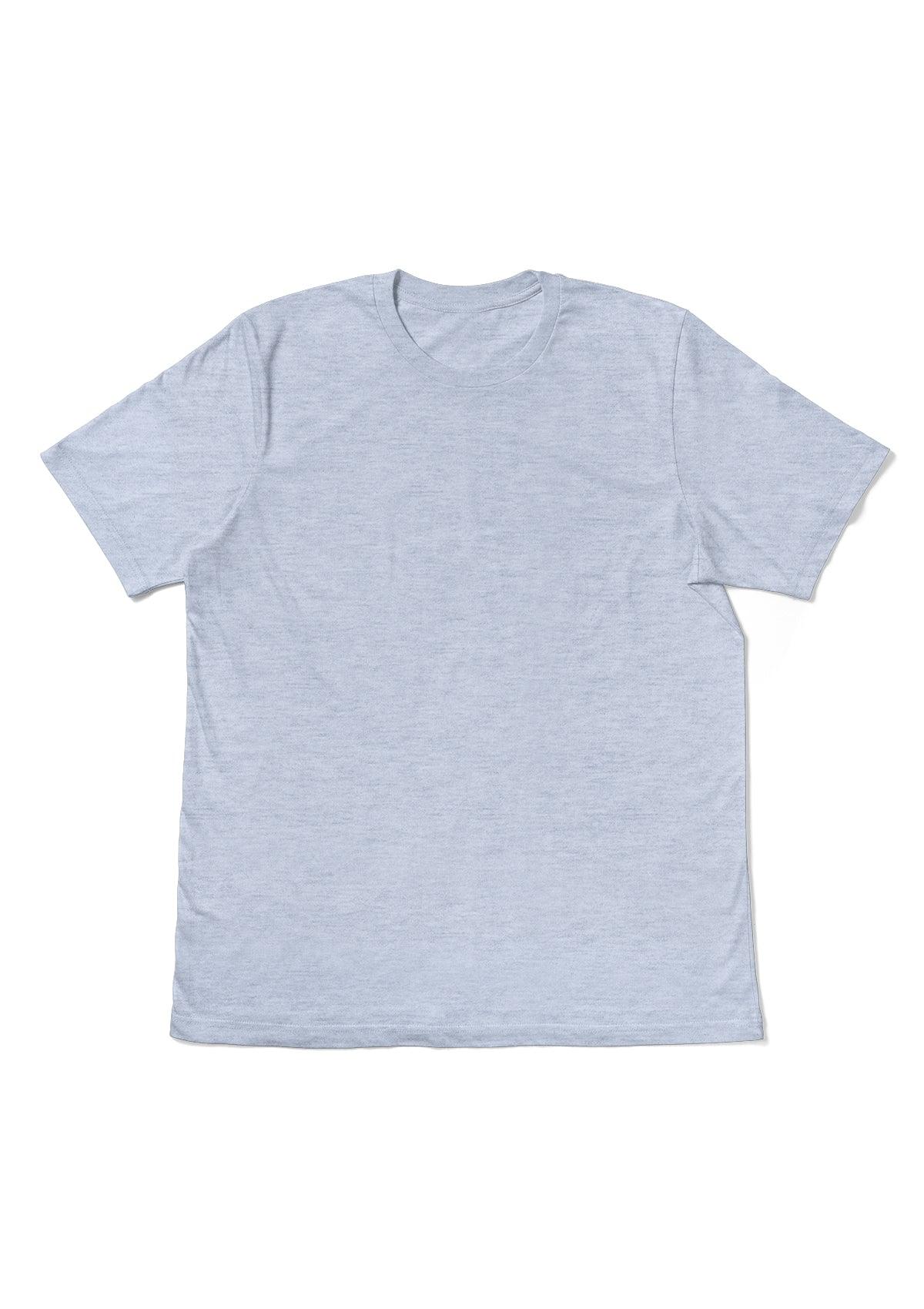 Womens Boyfriend T-Shirts Prism Blue Heather - Perfect TShirt Co