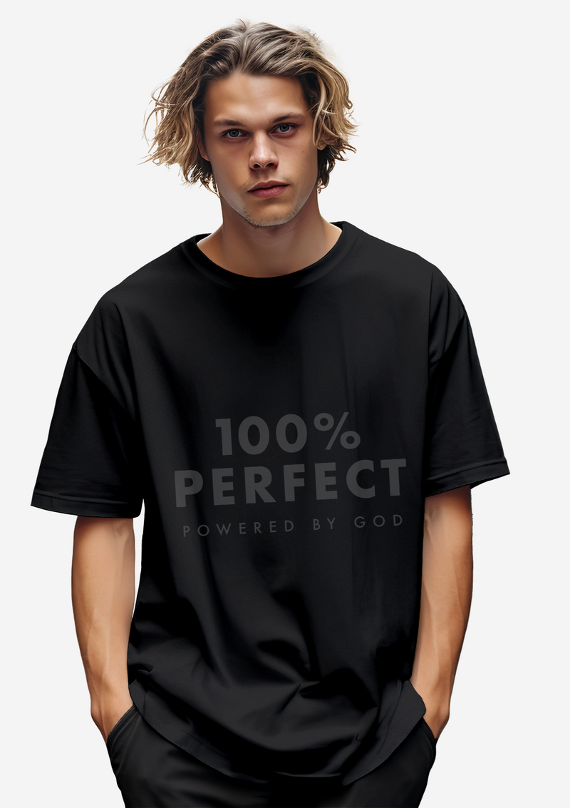 100% Perfect - Powered by God Unisex T-Shirt - Perfect TShirt Co