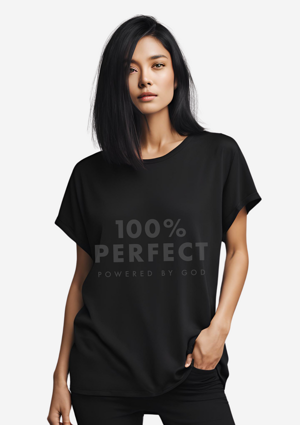 100% Perfect - Powered by God Unisex T-Shirt - Perfect TShirt Co