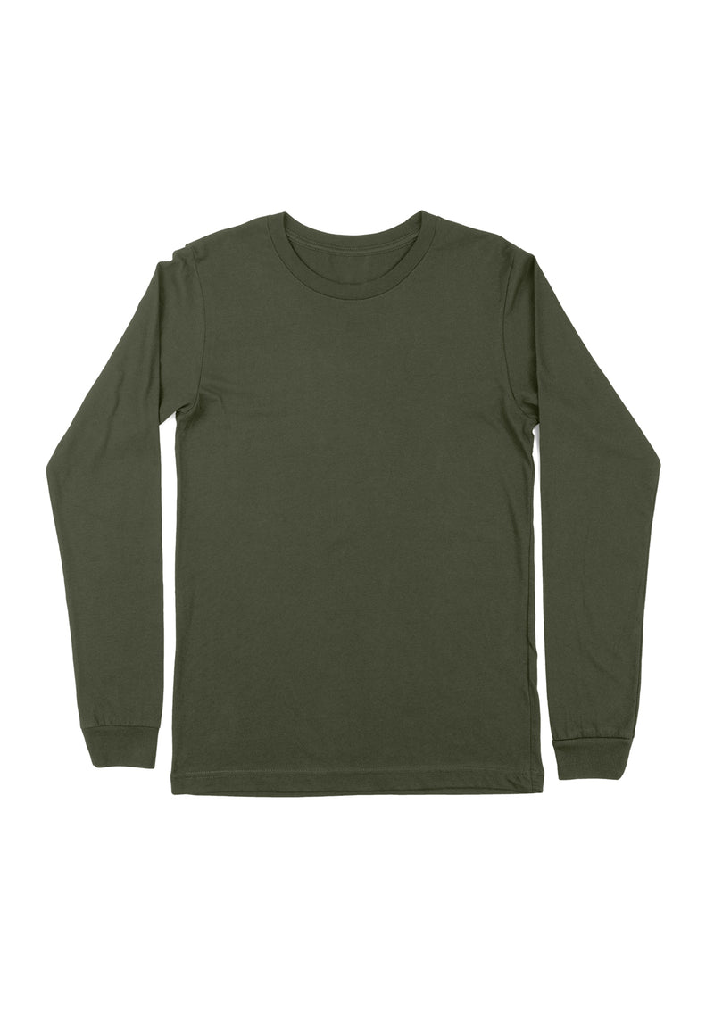 Military Green Long Sleeve T-Shirt