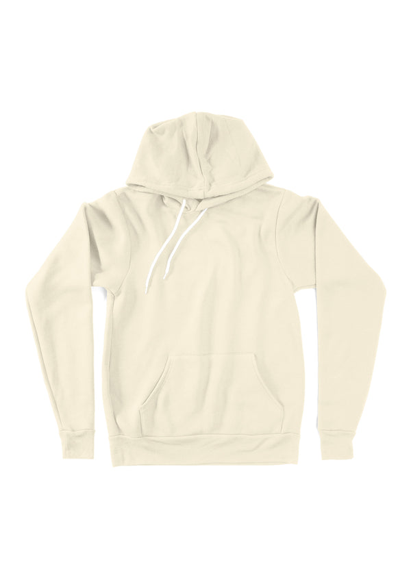 Unisex Sponge Fleece Pullover Hoodie – Natural