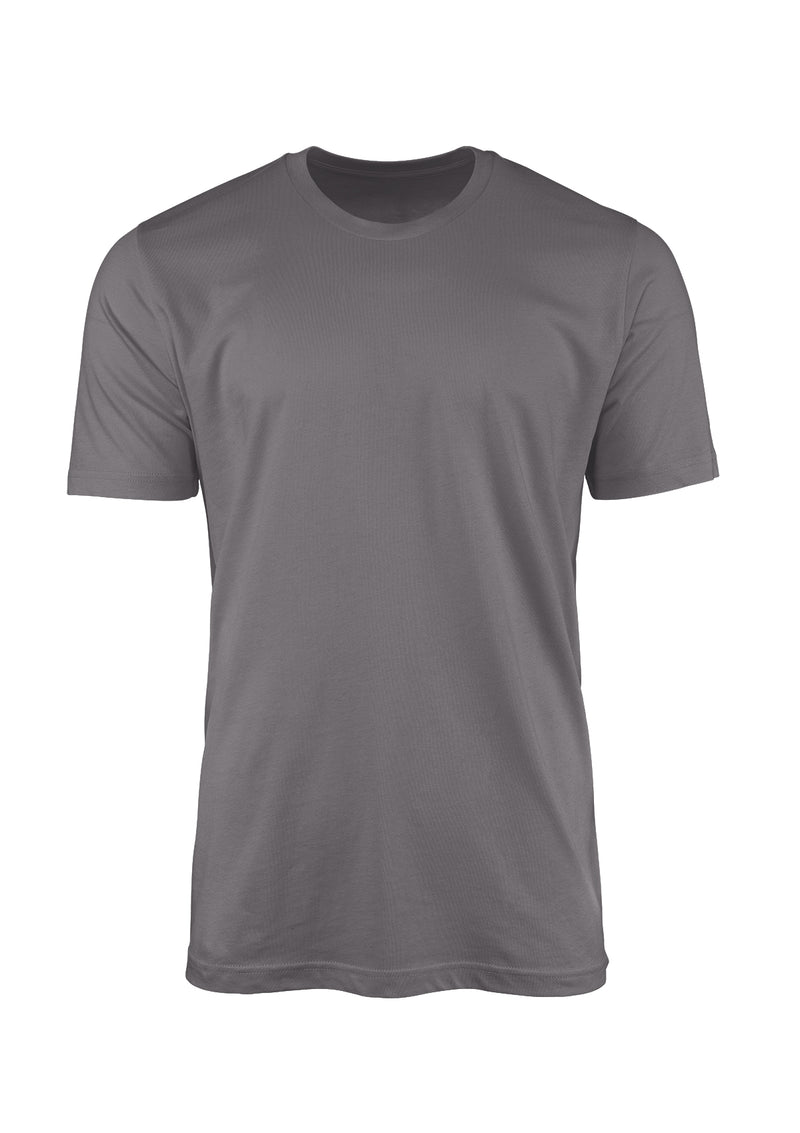 storm gray short sleeve crew neck t-shirt