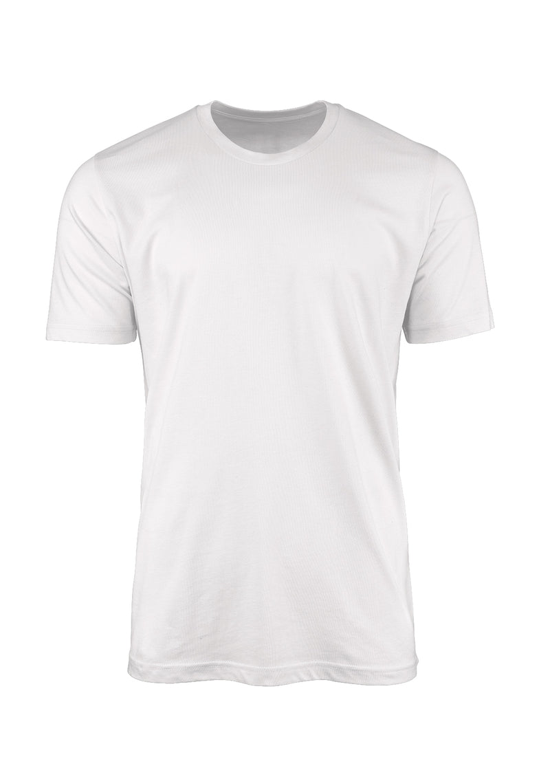 vintage white mens short sleeve crew neck t-shirt