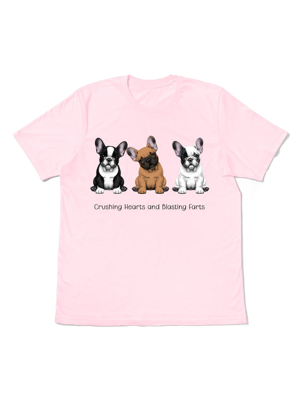 Stealing Hearts & Busting Farts Bulldog T-Shirt