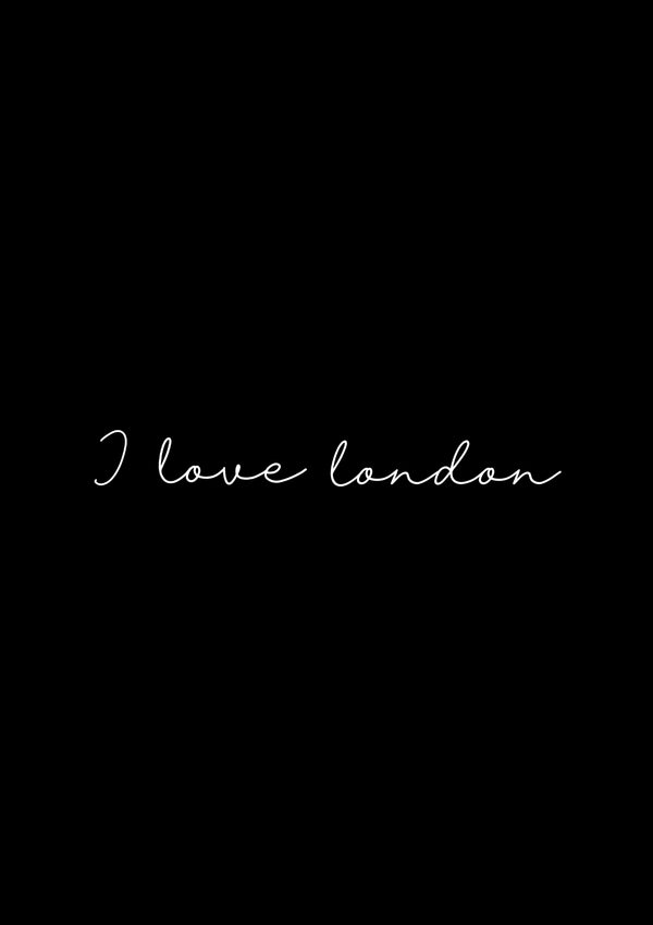 I Love London" Women's Tee