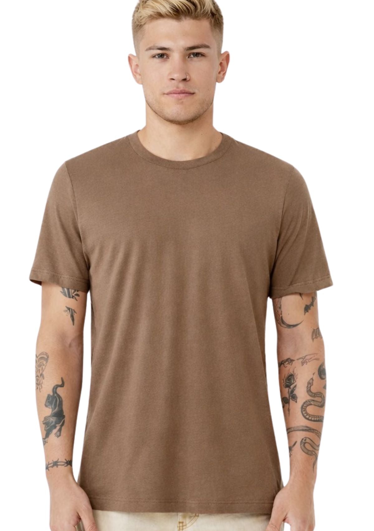 Vintage Brown Men's T-Shirt | 100% Cotton | Made in USA