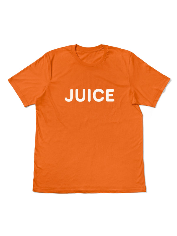 Orange Juice Unisex Graphic Tee - Bold Orange Airlume Cotton T-Shirt