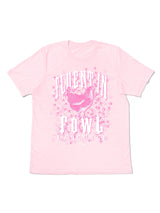 Fluent in Fowl Language Women’s Graphic Tee - Pink Hen Design