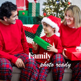 Real Red Long Sleeve Family T-Shirts – Unisex Youth & Adult Sizes