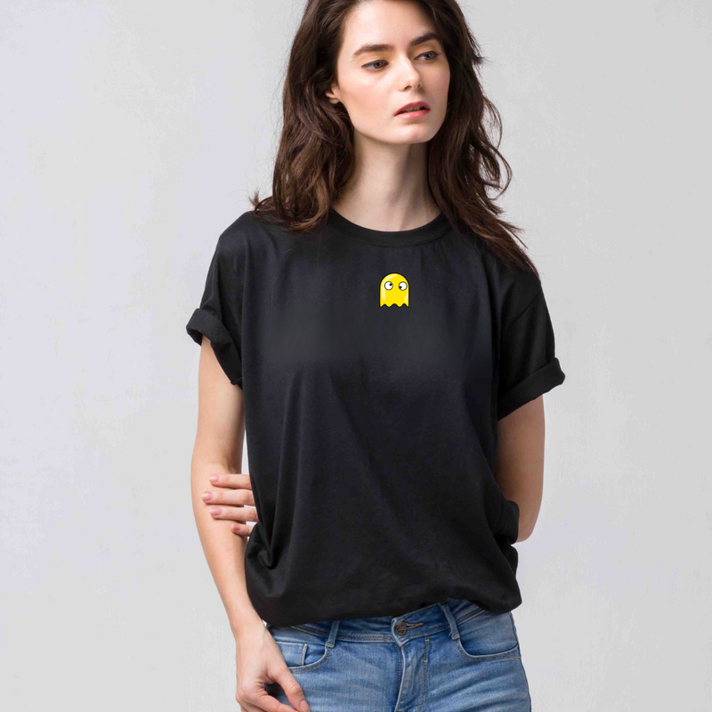 Pac-Man-Inspired Ghost T-Shirt – Retro Fun with a Modern Twist