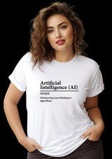 Artificial Intelligence (AI) Graphic T-Shirt - Cool Tech-Inspired Tee for Men