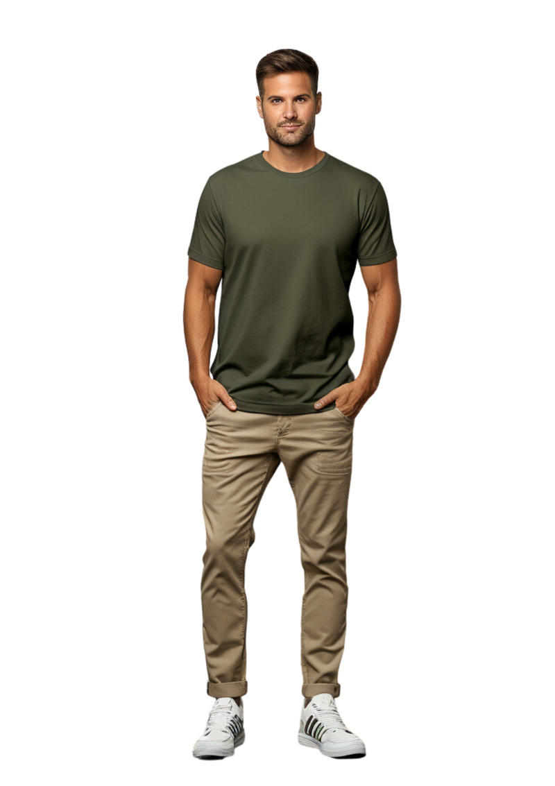 Recycled Organic Forest Green T-Shirt: Your Destination for Sustainable Style