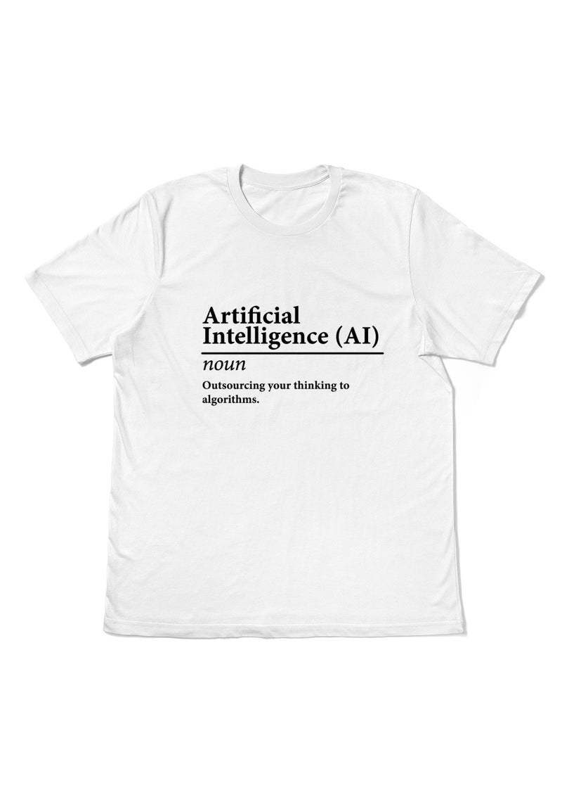 Women’s AI Definition Graphic Tee – Outsmarting Algorithms