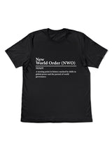 NWO in Black Flat T-Shirt Image