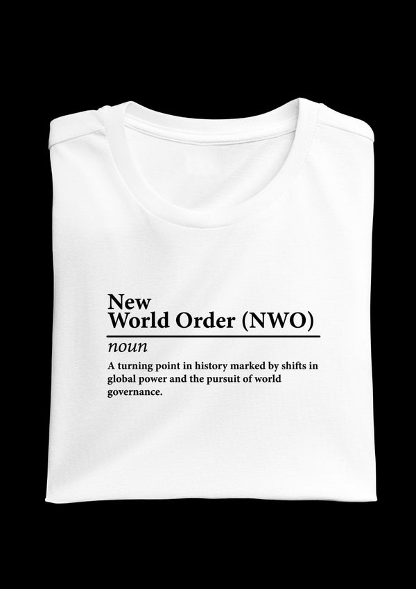 New World Order (NWO) Graphic T-Shirt - Cool Statement Tee for Men